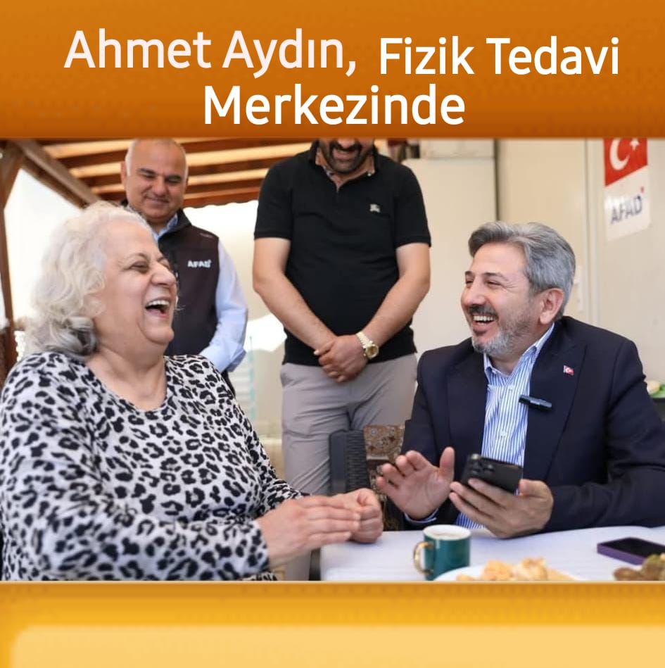 Bakan Yardımcısı Ahmet Aydın, Fizik Tedavi Merkezinde